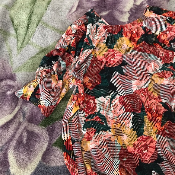 Halogen Plus Size Multicolor Mini Dress - Picture 10 of 11